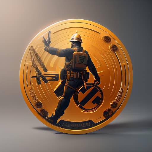  Round Logo with a Worker and Tools hyperrealistic, full body, detailed clothing, highly detailed, cinematic lighting, stunningly beautiful, intricate, sharp focus, f/1. 8, 85mm, (centered image composition), (professionally color graded), ((bright soft diffused light)), volumetric fog, trending on instagram, trending on tumblr, HDR 4K, 8K