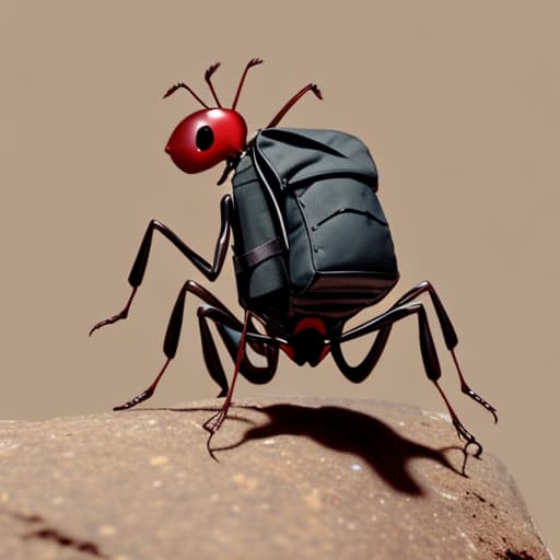  Ant with a backpack