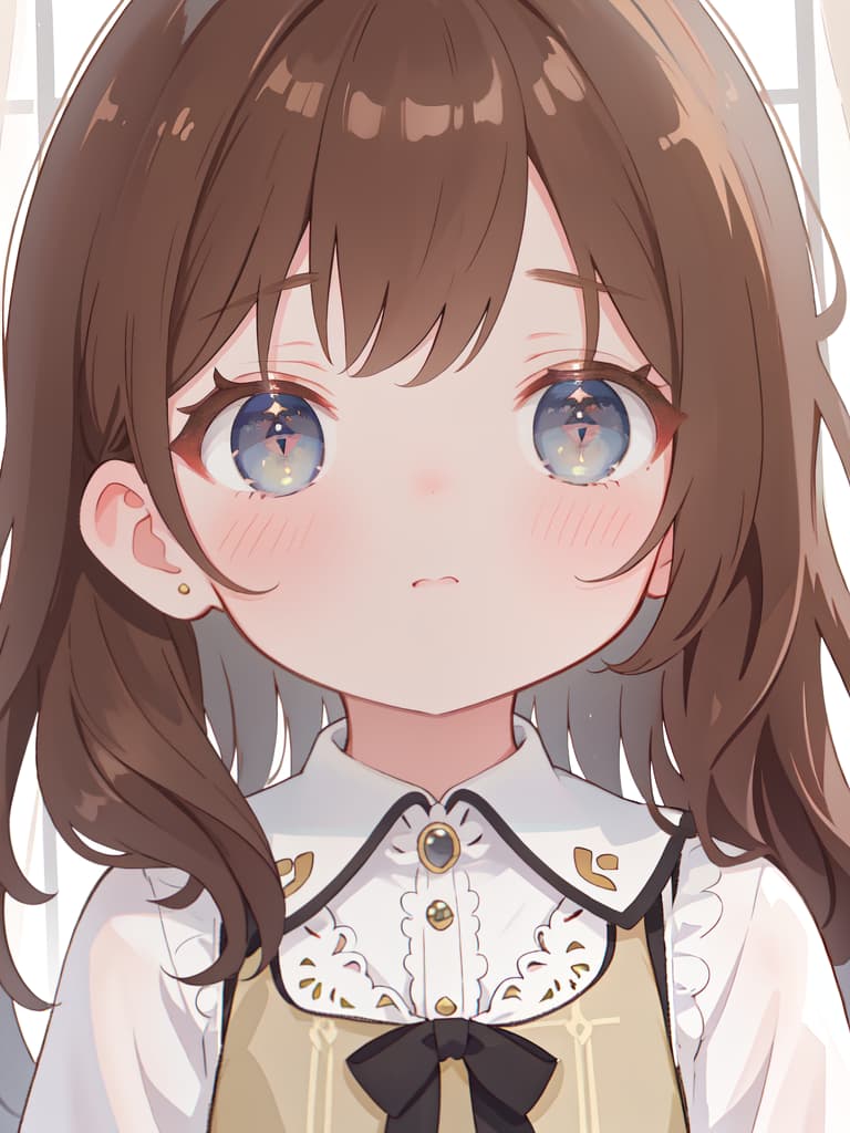  A cute girl with brown hair, masterpiece, best quality,8k,ultra detailed,high resolution,an extremely delicate and beautiful,hyper detail