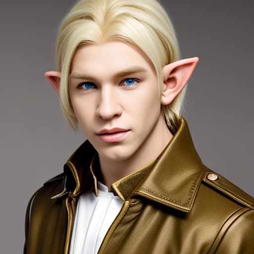  Blonde elf man