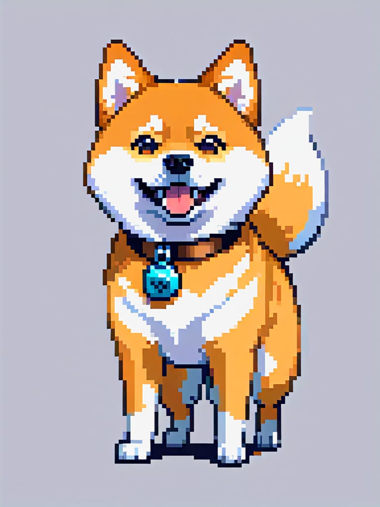  a cute happy shiba inu, (flat shading:1.2), (minimalist:1.4),clear background hyperrealistic, full body, detailed clothing, highly detailed, cinematic lighting, stunningly beautiful, intricate, sharp focus, f/1. 8, 85mm, (centered image composition), (professionally color graded), ((bright soft diffused light)), volumetric fog, trending on instagram, trending on tumblr, HDR 4K, 8K