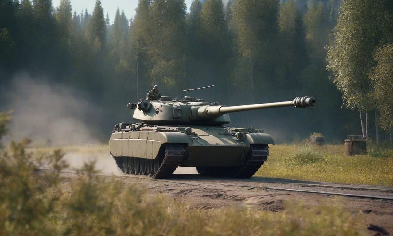  Russian tank hyperrealistic, full body, detailed clothing, highly detailed, cinematic lighting, stunningly beautiful, intricate, sharp focus, f/1. 8, 85mm, (centered image composition), (professionally color graded), ((bright soft diffused light)), volumetric fog, trending on instagram, trending on tumblr, HDR 4K, 8K