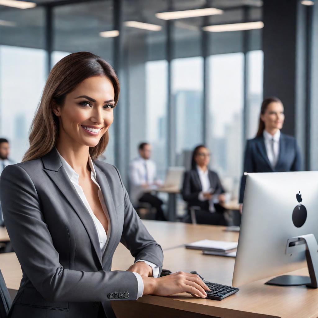  A series of business photo options based on different user preferences. The images should include: 1. A person in a suit with an office background. 2. A person in business casual attire with a plain background. 3. A headshot of a person in professional attire smiling. 4. A full-body photo of a person in business attire with a serious facial expression in a modern office setting. hyperrealistic, full body, detailed clothing, highly detailed, cinematic lighting, stunningly beautiful, intricate, sharp focus, f/1. 8, 85mm, (centered image composition), (professionally color graded), ((bright soft diffused light)), volumetric fog, trending on instagram, trending on tumblr, HDR 4K, 8K