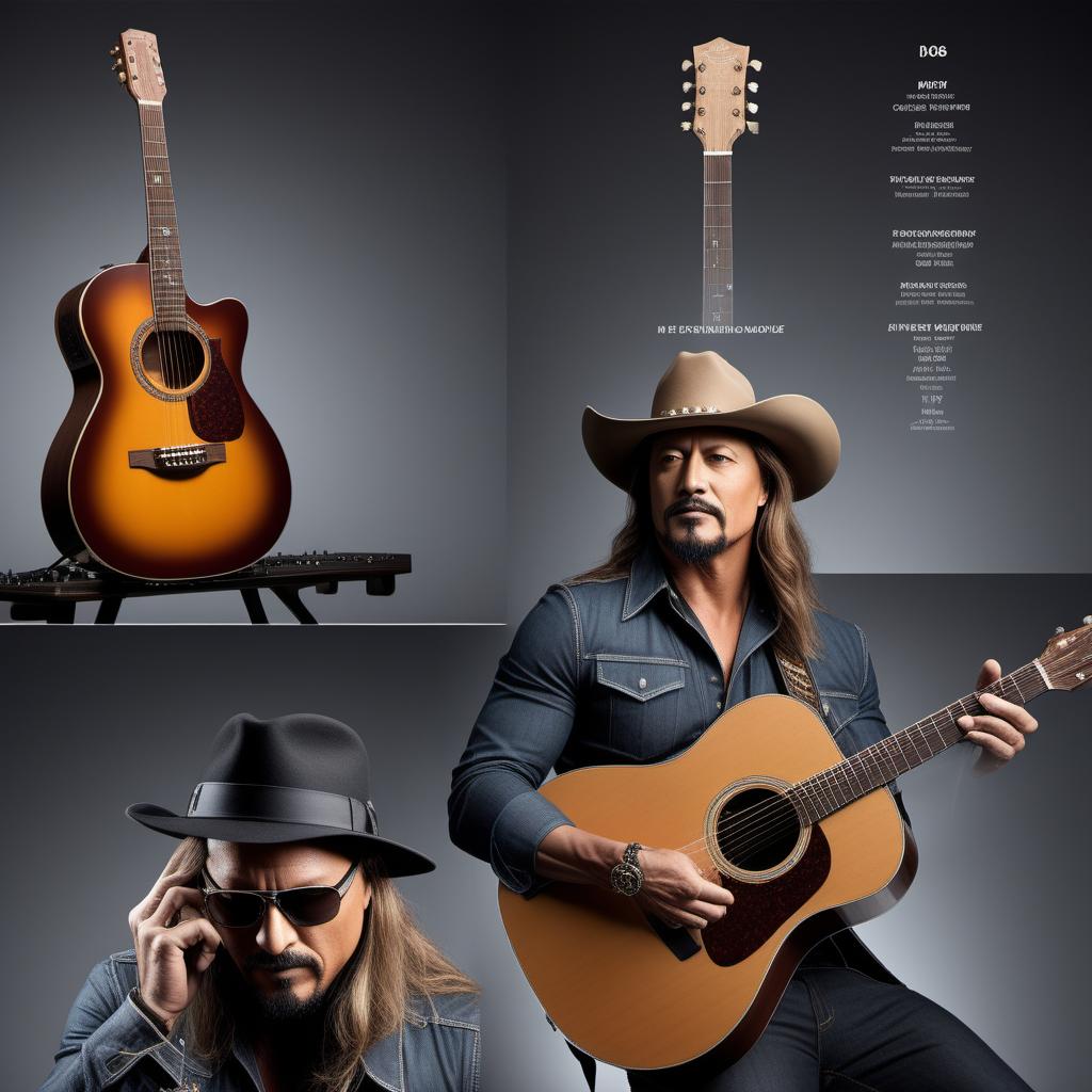  A step-by-step visual guide for the acoustic guitar strumming pattern for 'Only God Knows Why' by Kid Rock. The pattern should be Down-Down-Up-Up-Down-Up (D-D-U-U-D-U). Show a hand strumming a guitar with arrows or labels indicating the direction of each strum and the corresponding beat count (1 & 2 & 3 & 4 &). Include images for Downstroke, Upstroke, and how they align with the rhythm (1 - Down, & - Down, 2 - Up, & - Up, 3 - Down, & - Up). hyperrealistic, full body, detailed clothing, highly detailed, cinematic lighting, stunningly beautiful, intricate, sharp focus, f/1. 8, 85mm, (centered image composition), (professionally color graded), ((bright soft diffused light)), volumetric fog, trending on instagram, trending on tumblr, HDR 4K, 8K