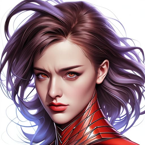  superhero portrait ,digital art work