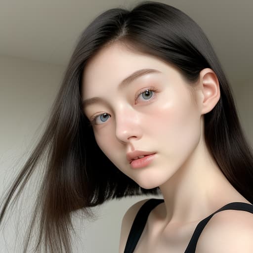  * Jeni Kim is a , 18-20 year * of medium height, thin physique, delicate shapes * The face is oval, with expressive features * Pale, but even * Hair is dark, straight, to the shoulders * Jeni Kim is a , 18-20 year * of medium height, thin physique, delicate shapes * The face is oval, with expressive features * Pale, but even * Hair is dark, straight, to the shoulders * Jenny is a young model, , with a beautiful face, thin body and gentle voice. * She has thin facial features, a small nose and blue eyes. * Black hair falls in waves on the shoulders. * Jenny has a fragile physique with a thin waist and delicate s.