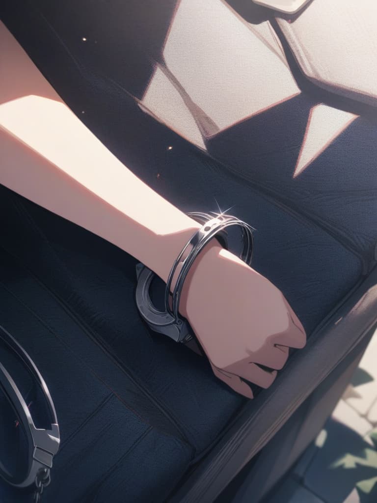  Catch, handcuffs, long, whole body, facing down, from above, masterpiece, best quality,8k,ultra detailed,high resolution,an extremely delicate and beautiful,hyper detail