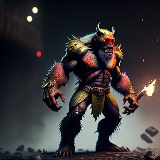  zombie ape mini game character hyperrealistic, full body, detailed clothing, highly detailed, cinematic lighting, stunningly beautiful, intricate, sharp focus, f/1. 8, 85mm, (centered image composition), (professionally color graded), ((bright soft diffused light)), volumetric fog, trending on instagram, trending on tumblr, HDR 4K, 8K