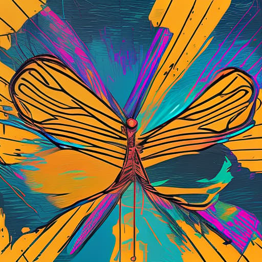 nvinkpunk Butterfly wings in Van Gogh style