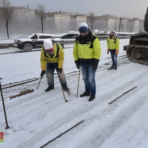  Работа на стройке