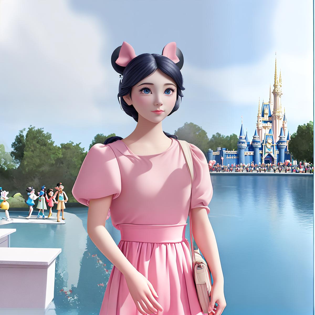  modern disney style, happiness