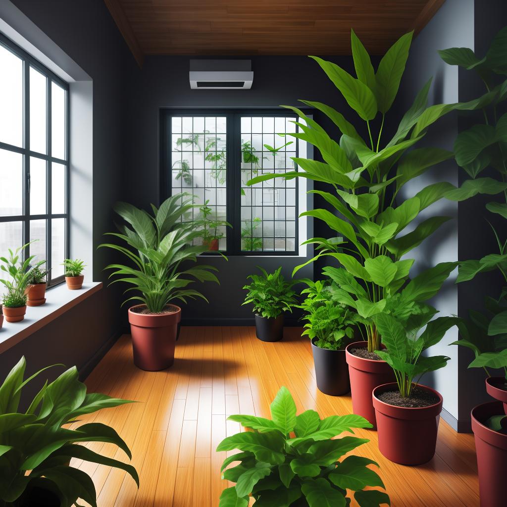 , (((floor plant))),(((indoor plant layout))), (masterpiece, best quality), intricate details, HDR 4K, 8K