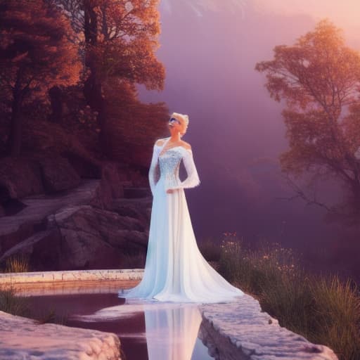  elsa y Anna tomando té hyperrealistic, full body, detailed clothing, highly detailed, cinematic lighting, stunningly beautiful, intricate, sharp focus, f/1. 8, 85mm, (centered image composition), (professionally color graded), ((bright soft diffused light)), volumetric fog, trending on instagram, trending on tumblr, HDR 4K, 8K