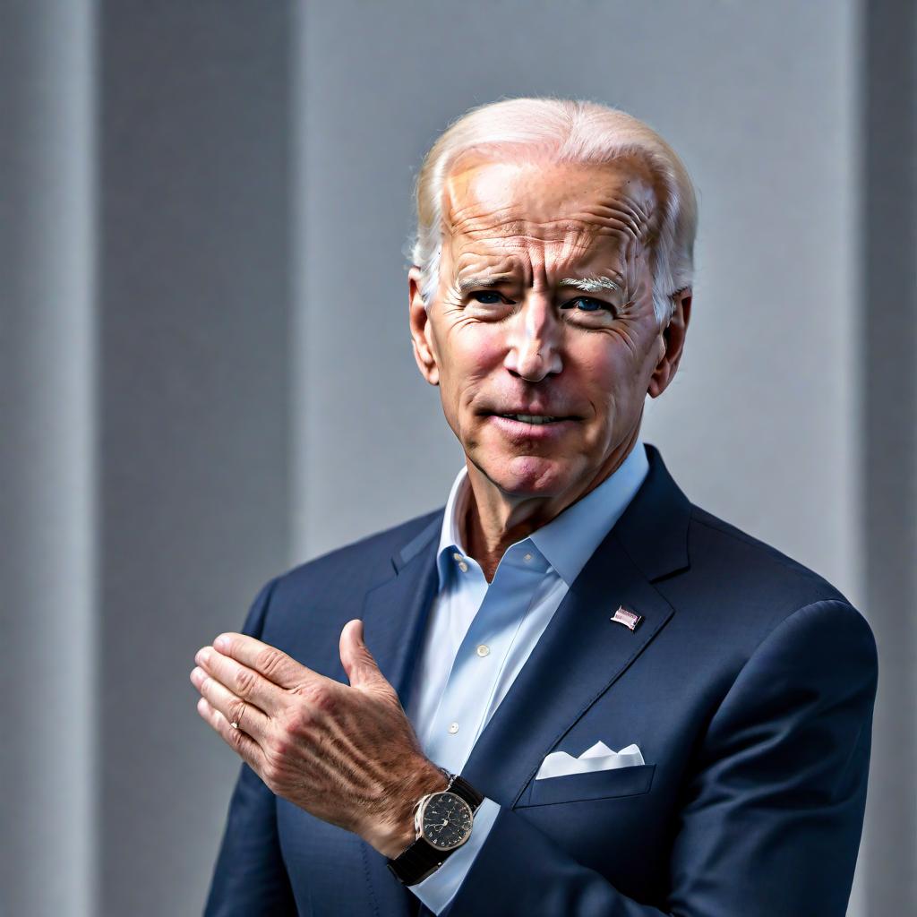  A professional and straightforward infographic or text-based image that contains the sentence: 'Is Joe Biden showing signs of dementia?' The image should be clear, simple, and suitable for presenting a question in a neutral and informative manner. hyperrealistic, full body, detailed clothing, highly detailed, cinematic lighting, stunningly beautiful, intricate, sharp focus, f/1. 8, 85mm, (centered image composition), (professionally color graded), ((bright soft diffused light)), volumetric fog, trending on instagram, trending on tumblr, HDR 4K, 8K