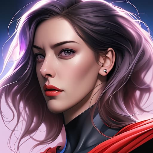  superhero portrait ,digital art work