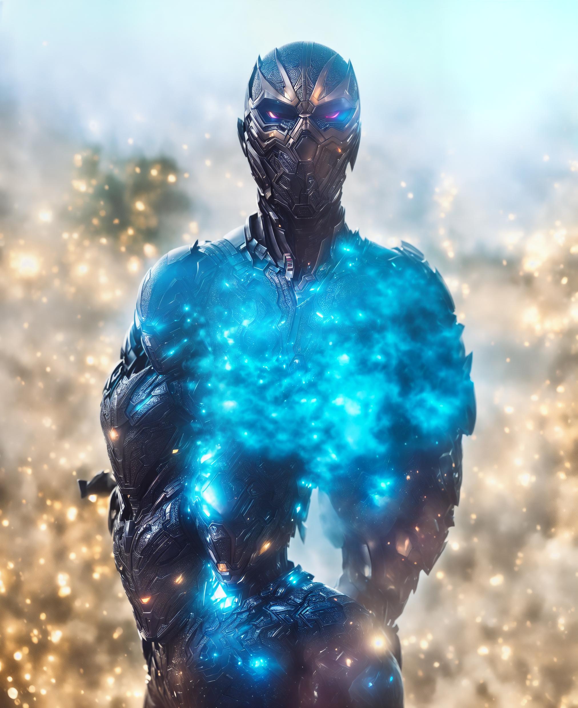  superhero hyperrealistic, full body, detailed clothing, highly detailed, cinematic lighting, stunningly beautiful, intricate, sharp focus, f/1. 8, 85mm, (centered image composition), (professionally color graded), ((bright soft diffused light)), volumetric fog, trending on instagram, trending on tumblr, HDR 4K, 8K