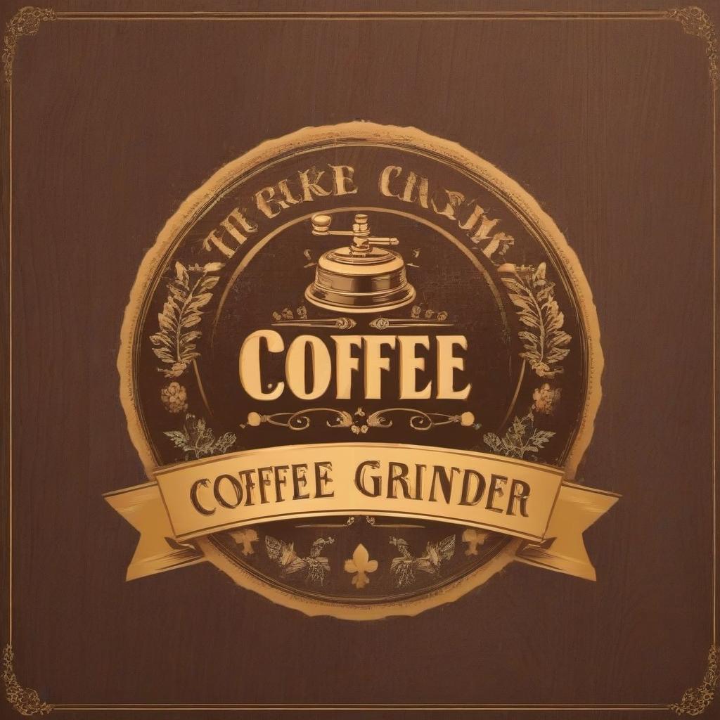  Draw a coffee grinder logo