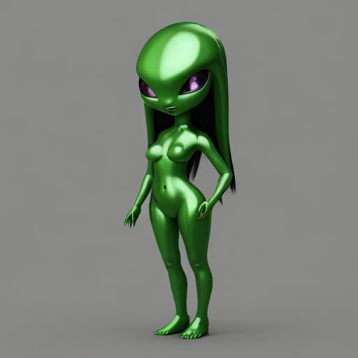  Jennie Kim beautiful green alien Beautiful , full body, , poses