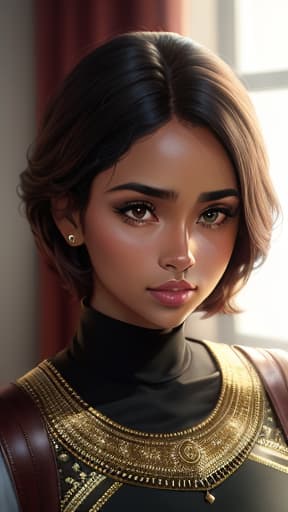  a brown skin , wearing top and long , hyperrealistic, high quality, highly detailed, perfect lighting, intricate, sharp focus, f/1. 8, 85mm, (centered image composition), (professionally color graded), ((bright soft diffused light)), trending on instagram, HDR 4K, 8K