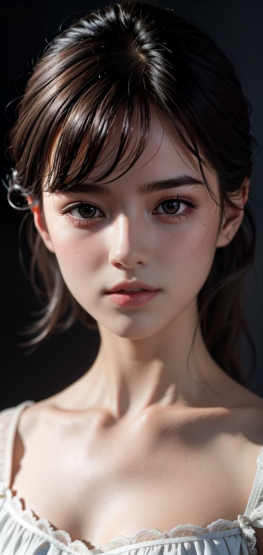  Best quality, masterpiece, ultra high res, (photorealistic:1.4), raw photo, (detail face:1.3), (realistic skin), deep shadow, dramatic lighting, , innocent, young , cute, , sweet, like, , charming, doll-like, youthful, small, delicate, pure, angelic, ish, dainty, lovely, charming, innocent gaze, model, deep shadow, dramatic lighting, portrait, portrait size, unedited, symmetrical balance