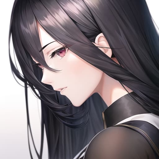  master piece , best quality,Korea Olchan, long black hair, fair skinned, double, profile.