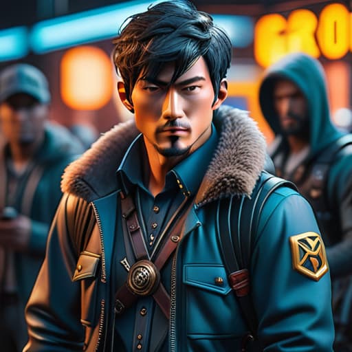  mini gaming character hyperrealistic, full body, detailed clothing, highly detailed, cinematic lighting, stunningly beautiful, intricate, sharp focus, f/1. 8, 85mm, (centered image composition), (professionally color graded), ((bright soft diffused light)), volumetric fog, trending on instagram, trending on tumblr, HDR 4K, 8K