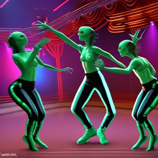  aliens dancing