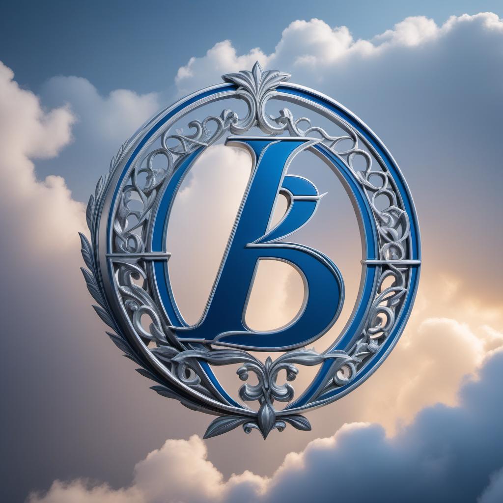  A logo featuring a capital B and a capital E intertwined with the number 30. The letters B and E should be creatively interwoven, perhaps with the number 30 appearing in the negative space or integrated smoothly into the design. Style: modern and sleek. Colors: use a combination of blue and silver. hyperrealistic, full body, detailed clothing, highly detailed, cinematic lighting, stunningly beautiful, intricate, sharp focus, f/1. 8, 85mm, (centered image composition), (professionally color graded), ((bright soft diffused light)), volumetric fog, trending on instagram, trending on tumblr, HDR 4K, 8K