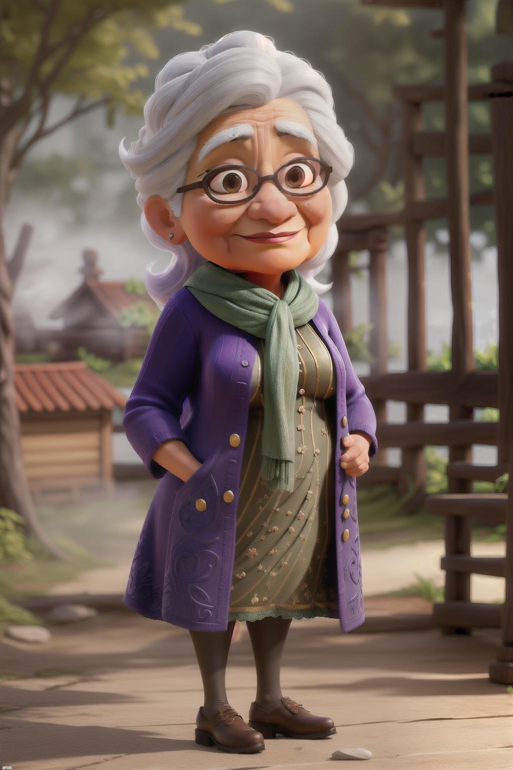  la abuela está cortando cabello hyperrealistic, full body, detailed clothing, highly detailed, cinematic lighting, stunningly beautiful, intricate, sharp focus, f/1. 8, 85mm, (centered image composition), (professionally color graded), ((bright soft diffused light)), volumetric fog, trending on instagram, trending on tumblr, HDR 4K, 8K