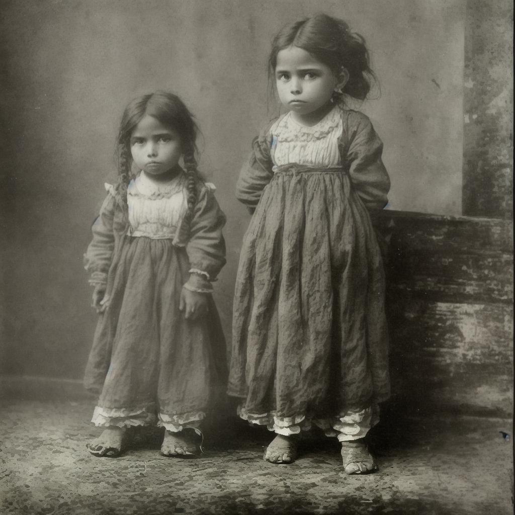  niña en tangas en la casa en California del año 1890s