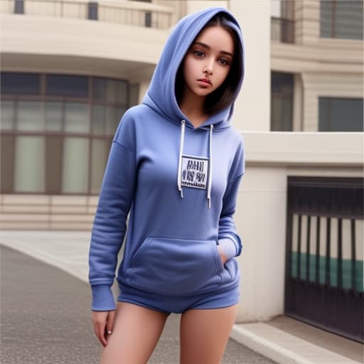  Very Beautiful girl’s Hoodie body Very beautiful face Realistic body Full body