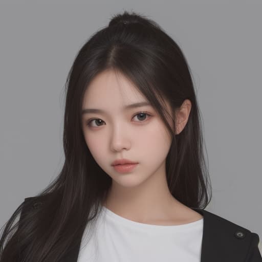  girl, best quality, solo, headshot, simple background