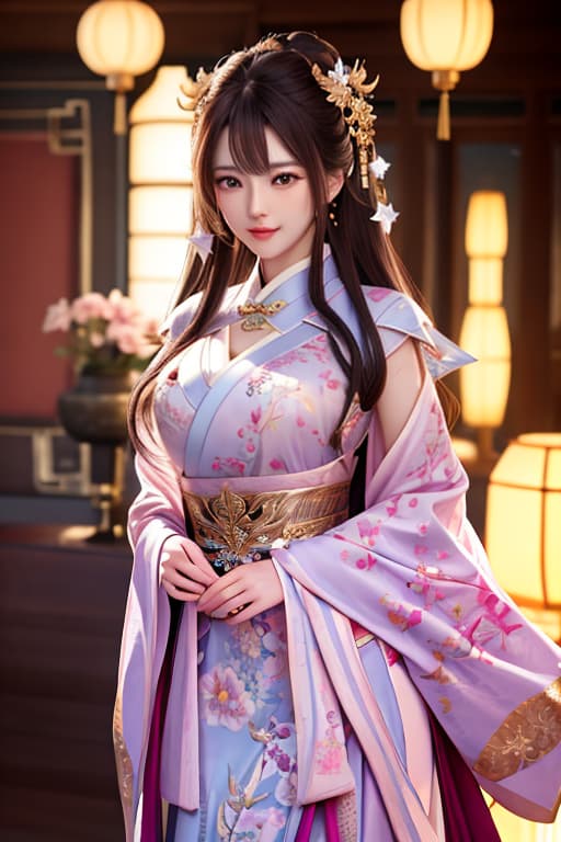  best quality, masterpiece, highres, 1girl,blush,(seductive smile:0.8),star shaped pupils,china hanfu,hair ornament,necklace, jewelry,Beautiful face,upon body, tyndall effect,photorealistic, dark studio, rim lighting, two tone lighting,(high detailed skin:1.2), 8k uhd, dslr, soft lighting, high quality, volumetric lighting, candid, Photograph, high resolution, 4k, 8k, Bokeh hyperrealistic, full body, detailed clothing, highly detailed, cinematic lighting, stunningly beautiful, intricate, sharp focus, f/1. 8, 85mm, (centered image composition), (professionally color graded), ((bright soft diffused light)), volumetric fog, trending on instagram, trending on tumblr, HDR 4K, 8K