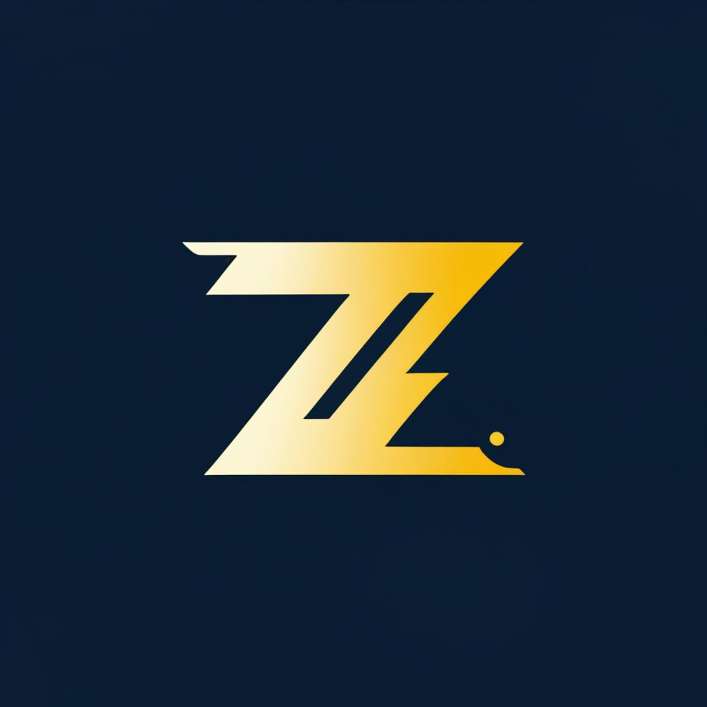  Logo, 宇宙ロゴ「ZS」　金色、黒、白