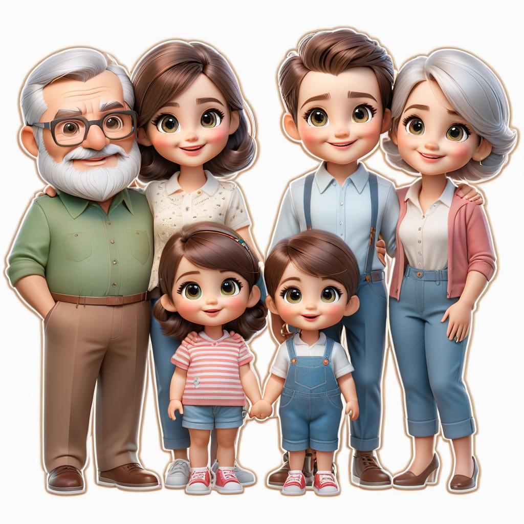  Happy family, gleaming eyes. hyperrealistic, full body, detailed clothing, highly detailed, cinematic lighting, stunningly beautiful, intricate, sharp focus, f/1. 8, 85mm, (centered image composition), (professionally color graded), ((bright soft diffused light)), volumetric fog, trending on instagram, trending on tumblr, HDR 4K, 8K