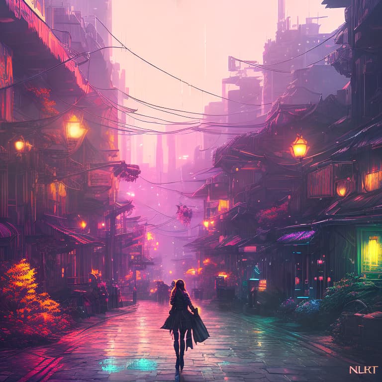 nvinkpunk , fantasy, anime, digital art Forest night hyperrealistic, full body, detailed clothing, highly detailed, cinematic lighting, stunningly beautiful, intricate, sharp focus, f/1. 8, 85mm, (centered image composition), (professionally color graded), ((bright soft diffused light)), volumetric fog, trending on instagram, trending on tumblr, HDR 4K, 8K