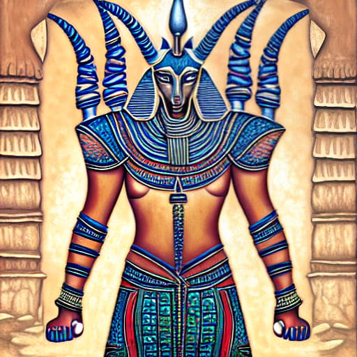  Anubis artistic painting