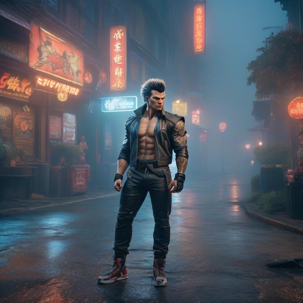  Street Fighter style Stim punk, hedgehog in the fog, looking for a bear c . vibrant, dynamic, arcade, 2D fighting game, highly detailed, reminiscent of Street Fighter series hyperrealistic, full body, detailed clothing, highly detailed, cinematic lighting, stunningly beautiful, intricate, sharp focus, f/1. 8, 85mm, (centered image composition), (professionally color graded), ((bright soft diffused light)), volumetric fog, trending on instagram, trending on tumblr, HDR 4K, 8K