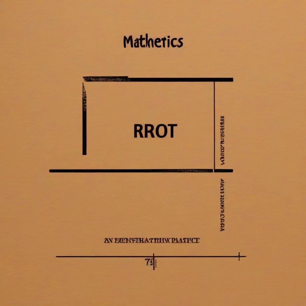  Logo Mathematics draw a square root.Factorial 5, an example of extracting the root I