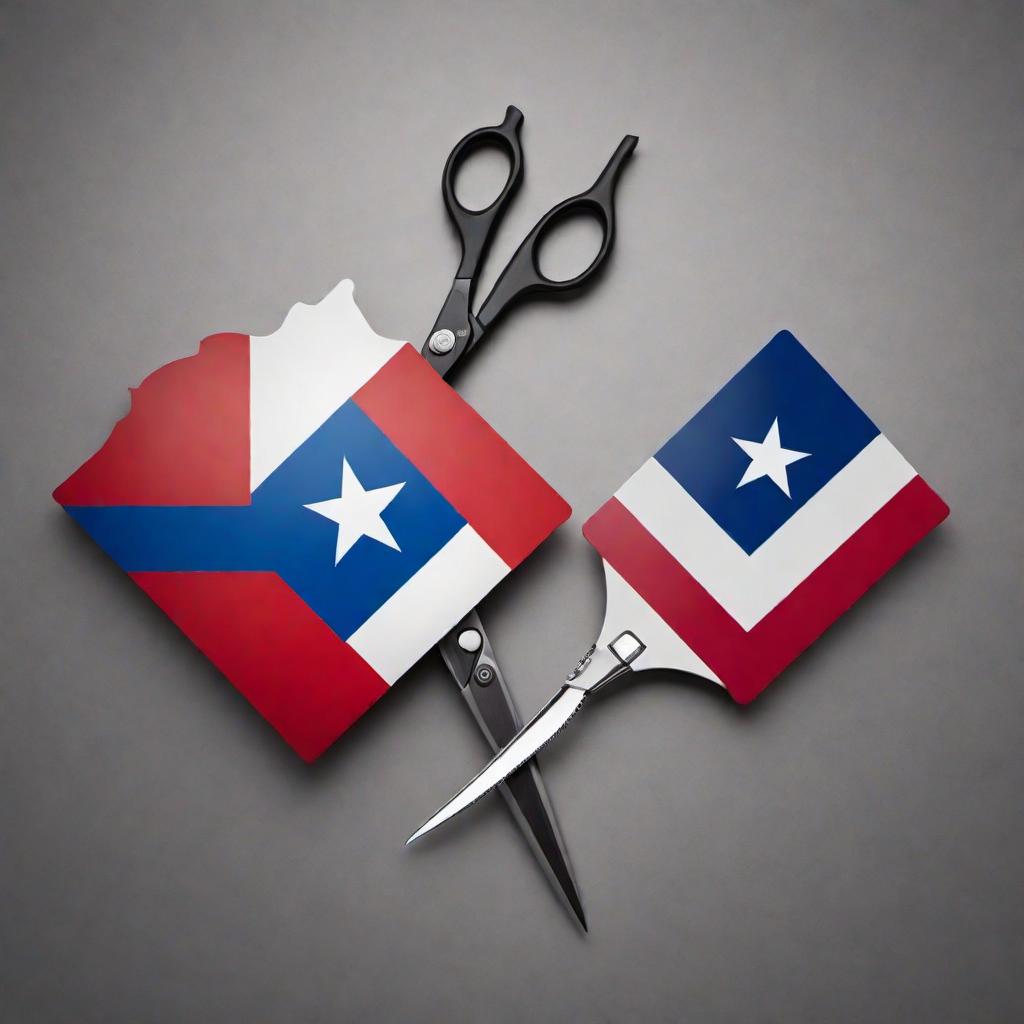  Cuban flag emoji, followed by an American flag emoji, and a pair of scissors emoji to represent a Cuban American hairstylist. hyperrealistic, full body, detailed clothing, highly detailed, cinematic lighting, stunningly beautiful, intricate, sharp focus, f/1. 8, 85mm, (centered image composition), (professionally color graded), ((bright soft diffused light)), volumetric fog, trending on instagram, trending on tumblr, HDR 4K, 8K