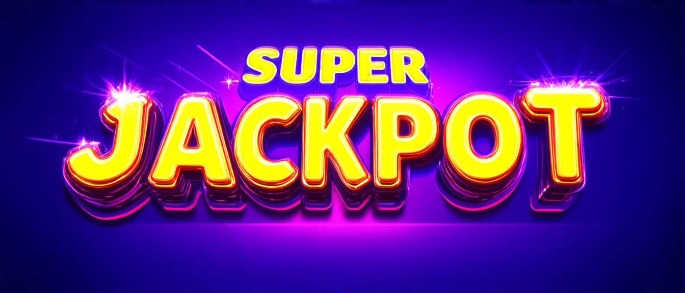  Super jackpot shining 3d editable vector text effect