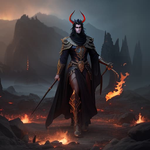  Hades, Fire [referring to a place or a deity] hyperrealistic, full body, detailed clothing, highly detailed, cinematic lighting, stunningly beautiful, intricate, sharp focus, f/1. 8, 85mm, (centered image composition), (professionally color graded), ((bright soft diffused light)), volumetric fog, trending on instagram, trending on tumblr, HDR 4K, 8K