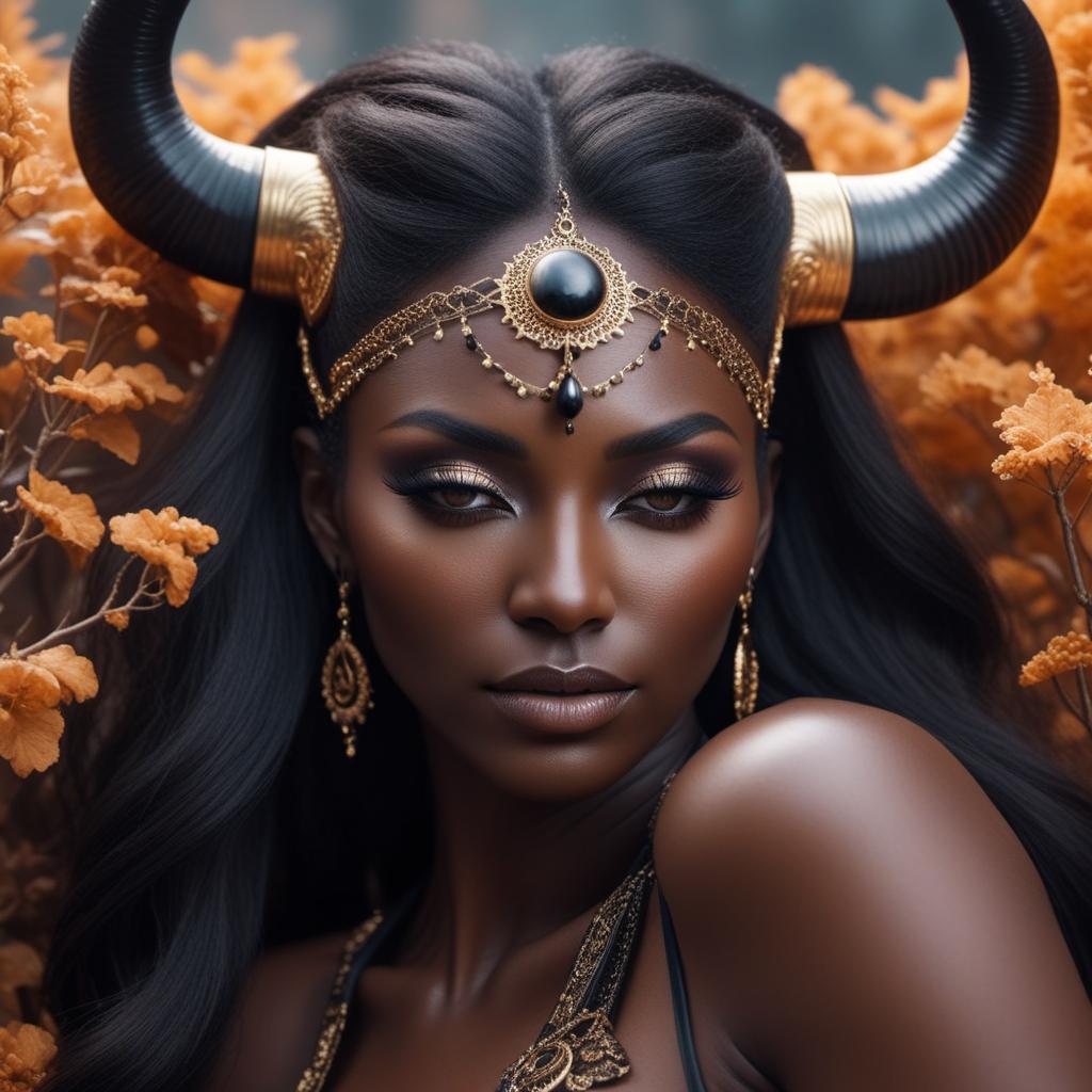  Capricorn woman with black skin in a fantasy setting, lofi style, sleeping hyperrealistic, full body, detailed clothing, highly detailed, cinematic lighting, stunningly beautiful, intricate, sharp focus, f/1. 8, 85mm, (centered image composition), (professionally color graded), ((bright soft diffused light)), volumetric fog, trending on instagram, trending on tumblr, HDR 4K, 8K