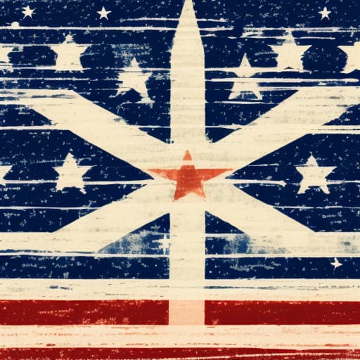 analog style create a logo design. The logo should be a Lone Star flag with a silhouette of a patriot holding a rifle in the center. The words "Lone Star State Armed Patriots" should be written around the edge of the flag in a bold font.