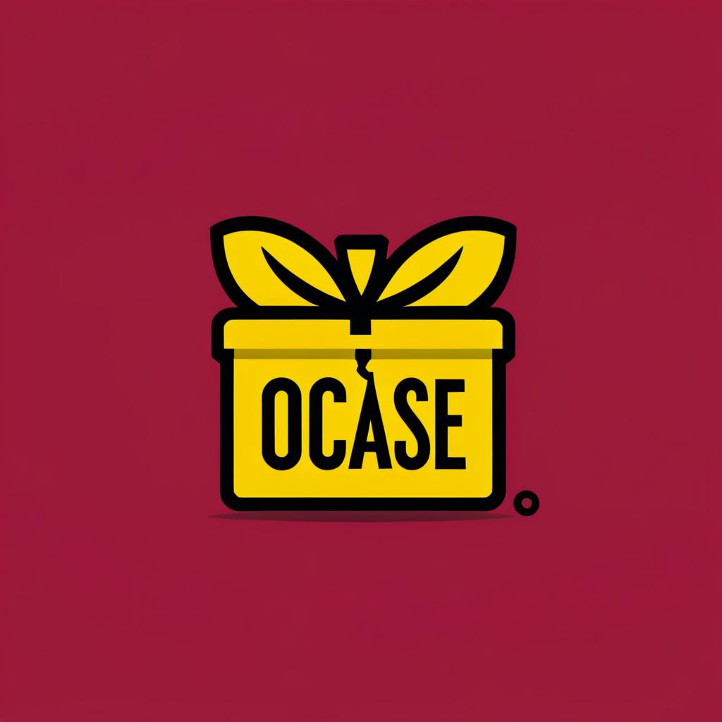  Logo, Crea un logo enfocado a regalos de ocasiones especiales con detalles en dorado en formato minimalista con el texto giftbox