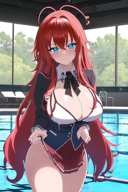  a tattoo shaped heart with a name on the inside and the name is￼ wyatt,in a and soaking ￼￼,masterpiece, best quality, 1women, long red hair, looking at viewer, :3, cute, black uniform, outdoors, streets, cowboy shot, curvy, (((blue eyes))), rias gremory, red hair, antenna hair, wavy hair, ((beautiful detailed eyes, beautiful detailed glow, lots of glow)), anime screencap,women at pool, compeion , black , masterpiece, best quality, high quality, solo