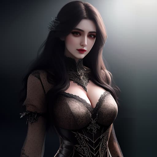  A beautiful vampire girl. hyperrealistic, full body, detailed clothing, highly detailed, cinematic lighting, stunningly beautiful, intricate, sharp focus, f/1. 8, 85mm, (centered image composition), (professionally color graded), ((bright soft diffused light)), volumetric fog, trending on instagram, trending on tumblr, HDR 4K, 8K