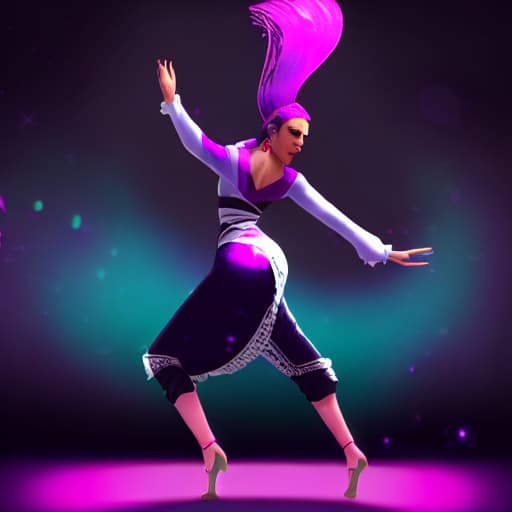  sombra de mujer bailando flamenco sobre fondo de color crema