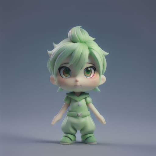  Ralts pokemon green hair /(creature\) white body small boy baby chibi outfit red eyes plant ghost hyperrealistic, full body, detailed clothing, highly detailed, cinematic lighting, stunningly beautiful, intricate, sharp focus, f/1. 8, 85mm, (centered image composition), (professionally color graded), ((bright soft diffused light)), volumetric fog, trending on instagram, trending on tumblr, HDR 4K, 8K