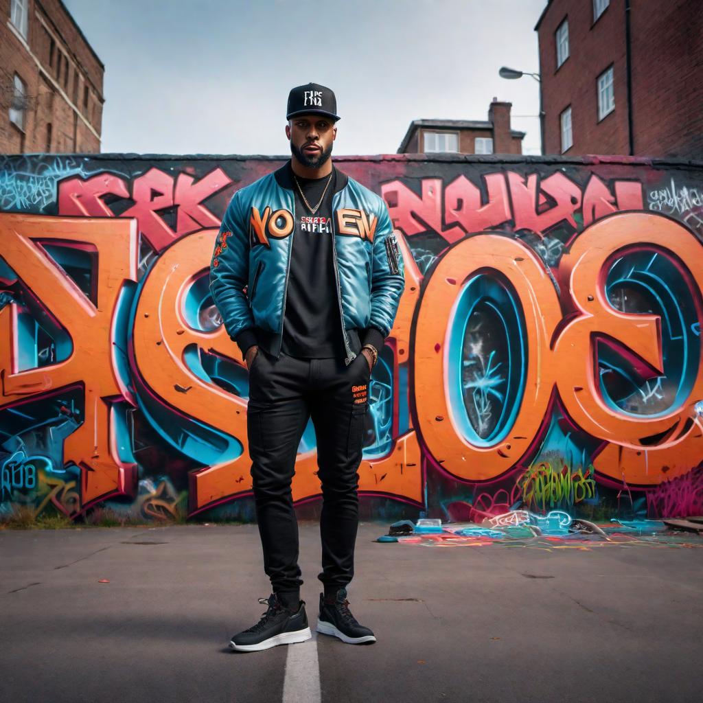  Graffiti style text: '9th Valley' with no background hyperrealistic, full body, detailed clothing, highly detailed, cinematic lighting, stunningly beautiful, intricate, sharp focus, f/1. 8, 85mm, (centered image composition), (professionally color graded), ((bright soft diffused light)), volumetric fog, trending on instagram, trending on tumblr, HDR 4K, 8K